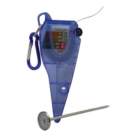 San Jamar Saf-Check® System - Thermometer and Quat Test Strips SFC1200QT